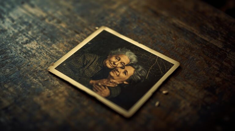 A daughter’s hand gently holding her mother’s, symbolizing generational connection and inherited healing.